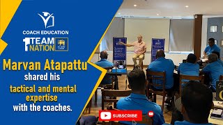 Marvan Atapattu shared his tactical and mental expertise with the choices cricket coacheducation [upl. by Enneillij]