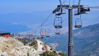 Babadag teleferik  Babadag Cable Car  Oludeniz  Fethiye  Turkiye  03 08 2023g [upl. by Calie]