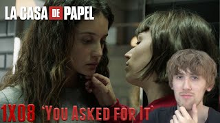 Money Heist La casa de papel Season 1 Episode 8  You Asked for It Reaction [upl. by Seely]