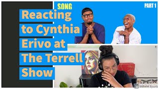 REACT TO Cynthia Erivo at The Terrell Show with Song Association I CRIED TWICE [upl. by Eseela]