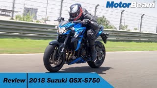 Suzuki GSXS750 Review  Best MiddleWeight For India  MotorBeam [upl. by Ahsienom288]