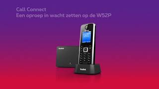 Proximus Call Connect  Een oproep in wacht zetten op the W52P [upl. by Pappano704]