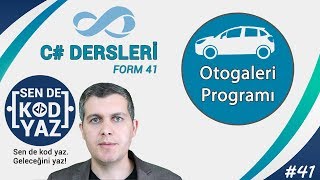 41C DataGridView Kullanımı Otogaleri Otomasyon 1 SendeKodYaz [upl. by Ydnim]