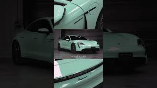 ฟิล์มเปลี่ยนสีรถยนต์  TECKWRAP COLOR CHANGE FILM PORSCHE TAYCAN [upl. by Ardnac461]