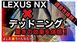 【レクサス】《カスタム》デッドニング施工したので全力でレビューします！【NX】 [upl. by Kciregor]