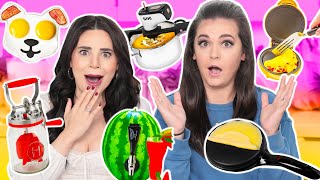 TESTING 10 MORE FUN KITCHEN GADGETS w My Sister  Part 15 [upl. by Mcdermott623]