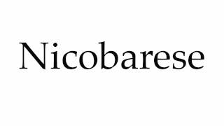 How to Pronounce Nicobarese [upl. by Nyladam]