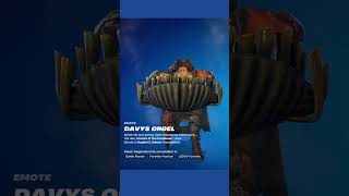 Davy Jones  Davys Pipe Organ  Fortnite Skins amp Emotes [upl. by Netfa393]