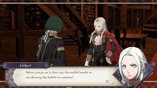 Edelgard amp Linhardt Support Conversations  Fire Emblem Three Houses Switch [upl. by Nagud]