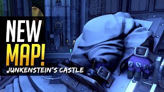 Overwatch NEW MAP  Junkensteins Castle Map  Halloween Eichenwalde [upl. by Ohara]