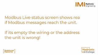IMI Pneumatex  BrainCube Connect troubleshooting Modbus communication [upl. by Otreblaug]