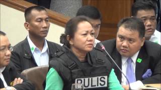 Napoles testimony at the Senate raises more questions [upl. by Sobmalarah850]