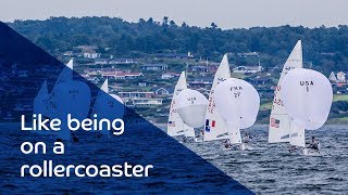 Like Being on a Rollercoaster – Men’s 470 Sailing  Aarhus 2018 [upl. by Morel670]