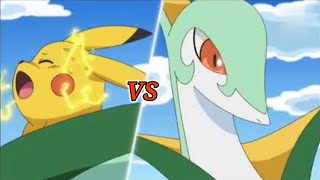 Ash vs Trip final battle  Pikachu vs Surperior last battle [upl. by Etnuahs]