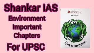 Shankar IAS Environment Important chapters to read for UPSC  Telugu vlogs  thatupscgirl [upl. by Narok]