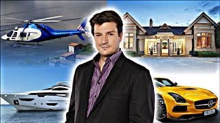 Nathan Fillion Lifestyle — Age Family Height Net worth Biography Wife Kids  ehtisays [upl. by Thurlow]