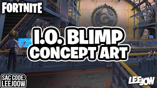 Fortnite  IO Blimp Concept Art [upl. by Tucker]