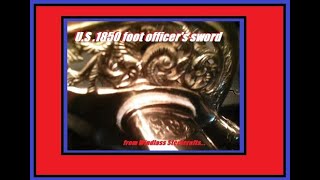 Windlass 1850 foot officers sword [upl. by Nirek]