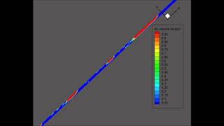 3D CFD simulation of Gasliquid twophase flow in an inclined pipeFlow development [upl. by Annait]