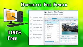 Duplicate file finder [upl. by Ardnasela]