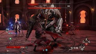 Cannoneer and Blade Bearer Duo Boss  Code Vein [upl. by Paff]