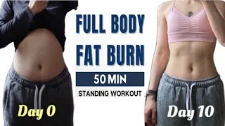 🔥 50Minute Standing Ab Workout to Burn Belly Fat amp Lose Weight Fast 👙 Achieve a Flat Belly Now [upl. by Audwin]