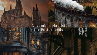 November playlist for Potterheads 🦉🎶 Dark academia relaxing piano music [upl. by Bigler]