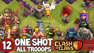 OneSHOT  quot1x ALL TROOPSquot  Clash of Clans GermanDeutsch [upl. by Annet]