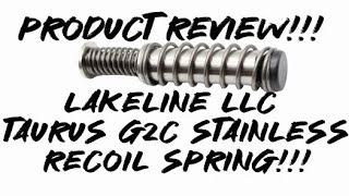 Product Review Lakeline LLC stainless steel recoil spring and guide rod for the G2C [upl. by Brnaby]