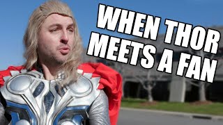 When Thor Meets a Fan shorts [upl. by Killion]