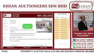 PROPERTY AUCTION SALE VIA ONLINE BIDDING AMBANK M BERHAD  AMBANK ISLAMIC BANK BERHAD [upl. by Eerehs]