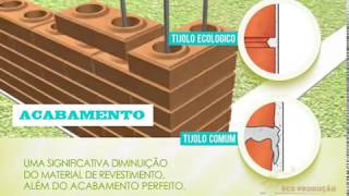 Tijolo ecológico  Eco Produção Telefone 41 3239 3541  41 9 9707 1877 wwwecoproducaocombr [upl. by Vladamir]