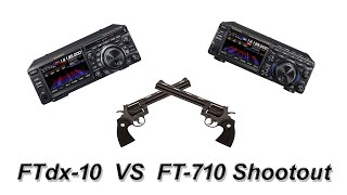 FTdx10 VS FT710 Shootout [upl. by Blodgett]