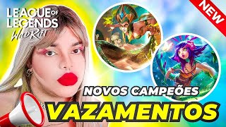 CASSIOPEIA E NEEKO  NOVOS CAMPEÕES DO WILD RIFT LEAGUE OF LEGENDS [upl. by Nosidda]