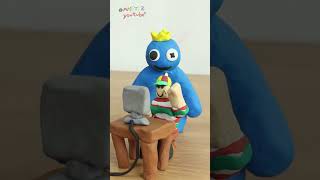 Rainbow friends blue and First friend made MrFun from Sprunki rainbowfriends sprunki roblox [upl. by Zolly351]