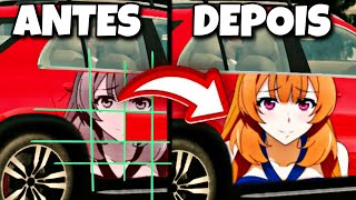 MUITO FACIL COMO FAZER PLOTAGEM DE ANIME NO CAR PARKING MULTIPLAYER PELO CELULAR [upl. by Ihcur]