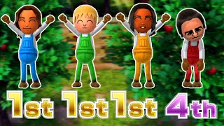 Wii Party U All CPU Minigames  Narae Vs John Vs Maximilian Vs Faustine Master CPU [upl. by Voss]