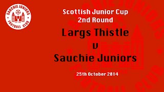 25102014 Largs Thistle v Sauchie Juniors  Incomplete match [upl. by Faso798]