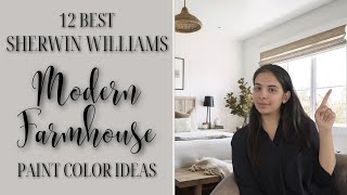 12 Best Sherwin Williams Modern Farmhouse Paint Colors [upl. by Hanan]