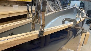 Mad River Eclipse Royalex Canoe Part 3 Gunwales and Decks [upl. by Verlie]