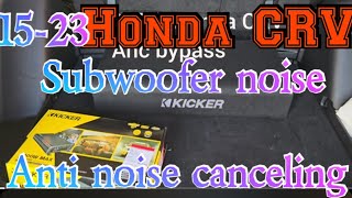 20182023 Honda CRV ANC anti noise cancelling Bypass in minutes subwoofer rumbling sound elimination [upl. by Ellenaej]