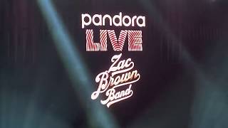 Enter Sandman Dave Grohl ambushes Zac Brown Band Pandora Live 2019 [upl. by Blanka]