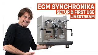 ECM Synchronika Unboxing Startup amp First Use [upl. by Itnava971]