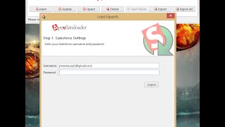Salesforce Dataloader Settings and Upsert Operation [upl. by Leuqar226]