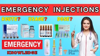 Emergency Injection I Emergency Medicine I emergency injection 💉 [upl. by Drauode]