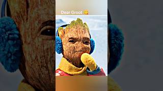 Dear groot 🤗  Baby Groot  marvel comics  marvel shorts [upl. by Alaj]