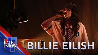 “Lunch”  Billie Eilish LIVE on The Late Show [upl. by Annadiane]