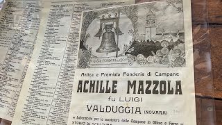 Il Museo di Campane Achille Mazzola  Valduggia VC [upl. by Enayr]