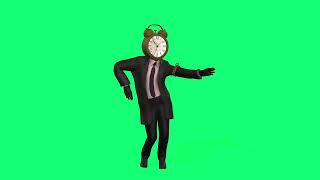 clock man Arms Hip Hop Dance  green screen effects [upl. by Rimas]