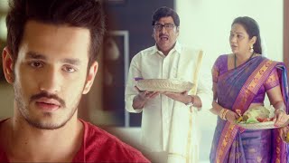 Surya Kavasam Movie Scenes  Akhil Cancels Sayyeshaa Marriage with Vennela Kishore  V V Vinayak [upl. by Lerej]